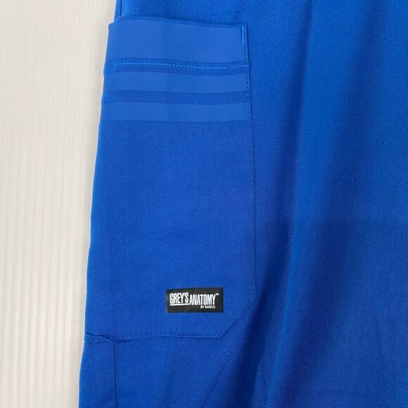 Grey's Anatomy Joggers Women's Medical Pants Blue Scrub Pants Size Large Petite - Picture 11 of 12